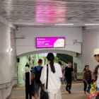 Кристалайт на станции метро 