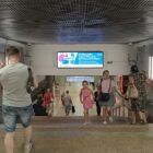 Кристалайт на станции метро 