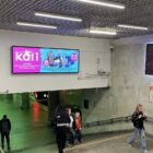 Кристалайт на станции метро 