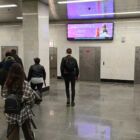 Кристалайт на станции метро 