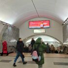 Кристалайт на станции метро 