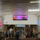 Кристалайт на станции метро 