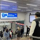 Кристалайт на станции метро 