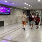 Кристалайт на станции метро 