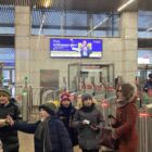 Кристалайт на станции метро 