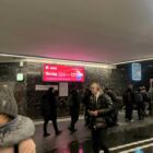 Кристалайт на станции метро 
