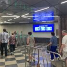 Кристалайт на станции метро 