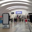 Кристалайт на станции метро 