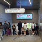 Кристалайт на станции метро 